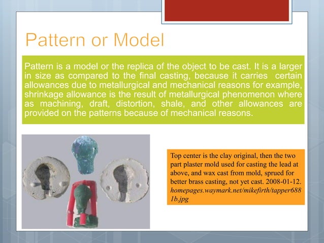 Pattern allowances in metal casting | PDF | Physics | Science