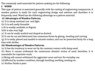 PATTERN AND MOULD MAKING MME FOR METAL CASTING 342.pptx