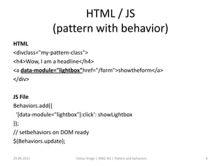 Pattern behaviors | PPT