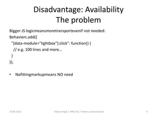 Pattern behaviors | PPT