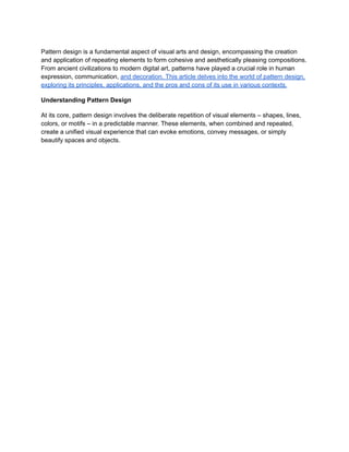 Pattern Design_ Unveiling the Art of Repetition.pdf