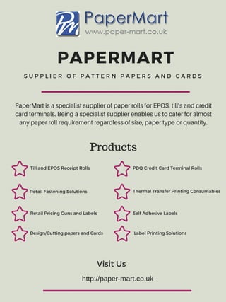 Supplier of Pattern Papers and cards