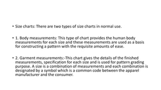 Body Grading Size Pattern grading | PPTX