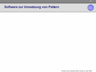 Software zur Umsetzung von Pattern 