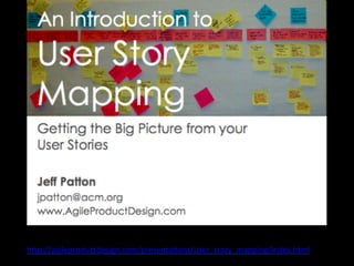 h;p://agileproductdesign.com/presenta?ons/user_story_mapping/index.html	
  
 