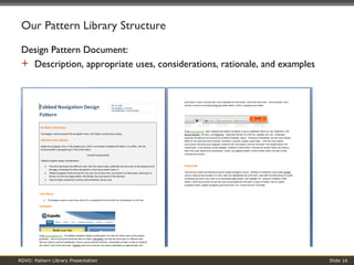 RDVO - Building UX Pattern Libraries | PPT