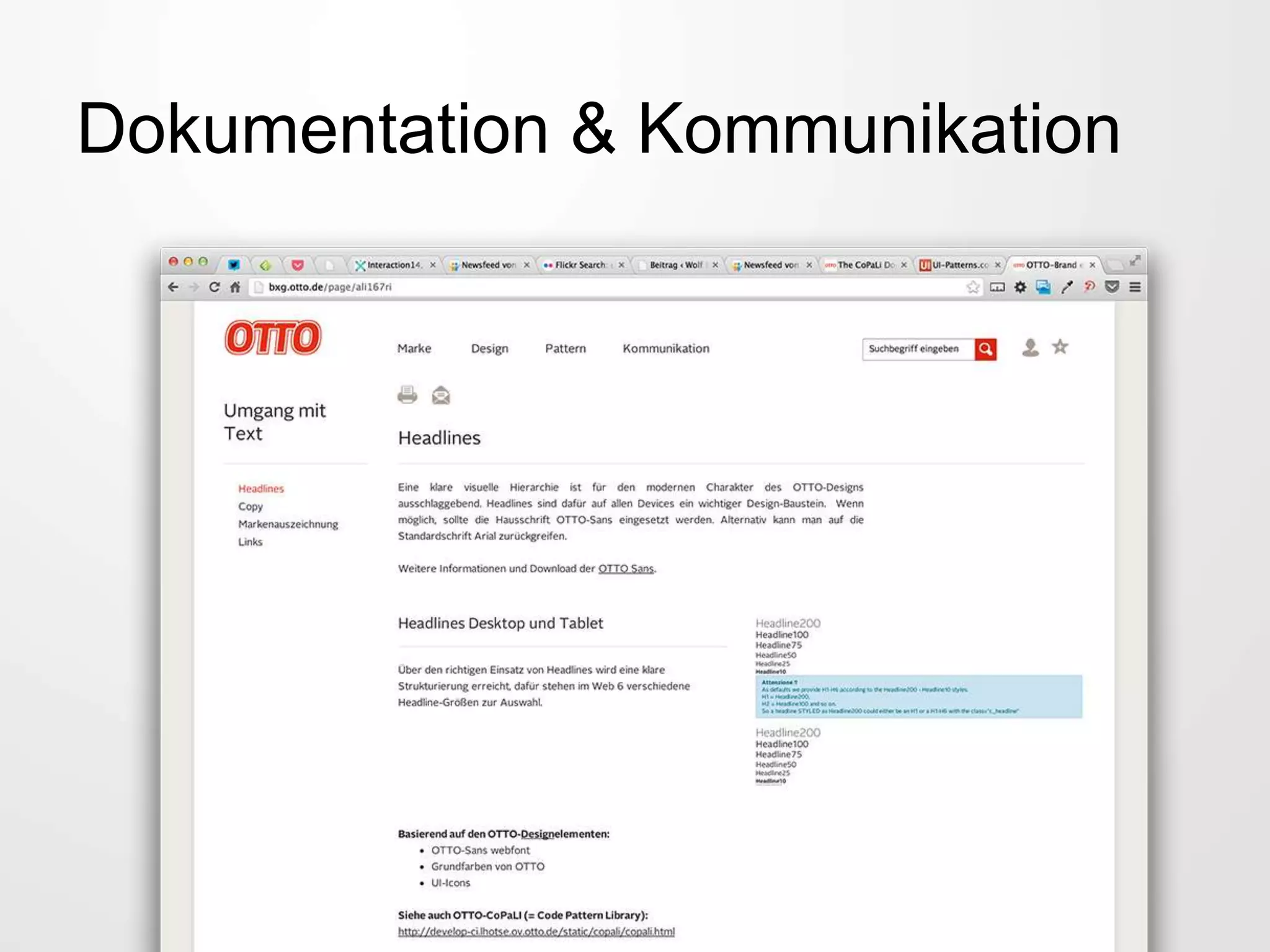 Dokumentation & Kommunikation
 