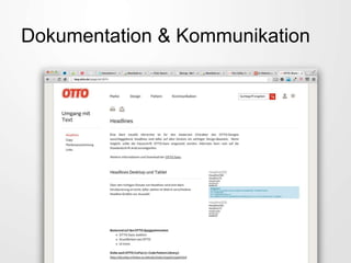 Dokumentation & Kommunikation
 