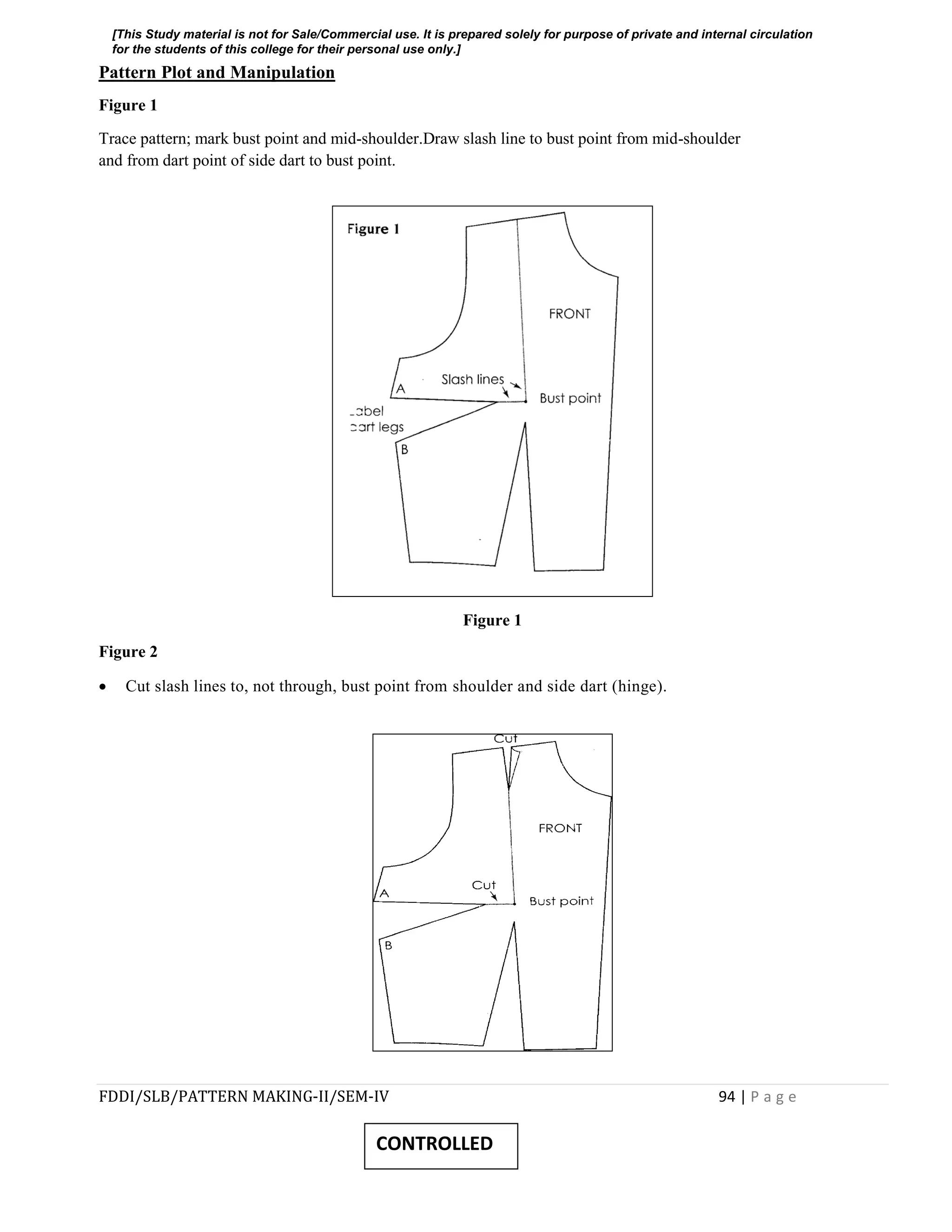 Pattern making study material | PDF