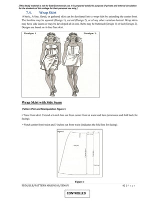 Pattern making study material | PDF