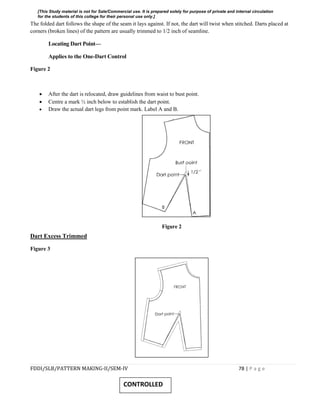 Pattern Making Guidelines Pattern making study material | PDF