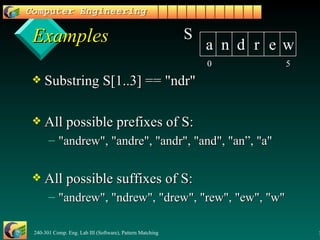 Pattern matching | PPT