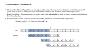 Precompute Pattern Matching and Tries.pptx 12345678 | PPTX