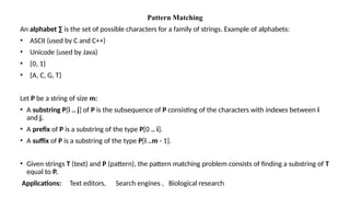Pattern Matching and Tries.pptx 12345678 | PPTX