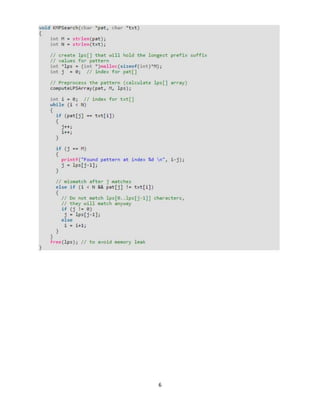 Pattern matching programs | PDF
