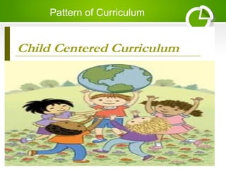 Pattern of Curriculum
 