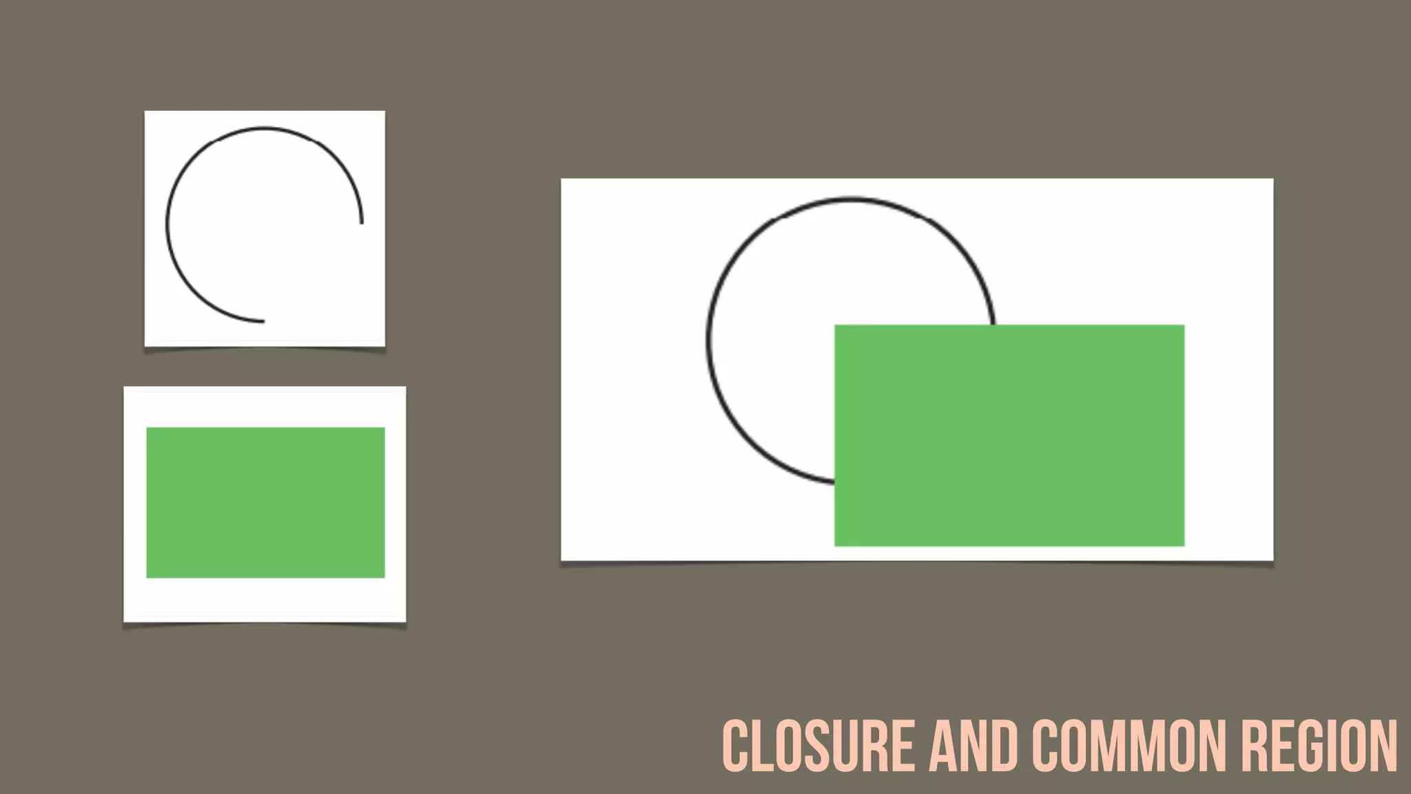 closure and common region
 