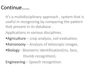Pattern recognition | PPTX