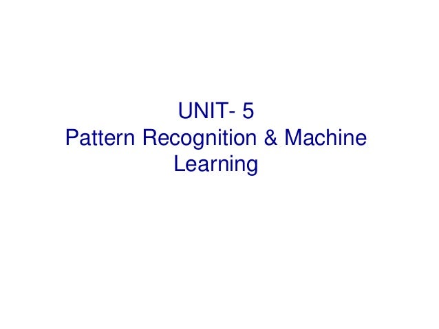 pattern recognition and machine learning pattern recognition and machine learning