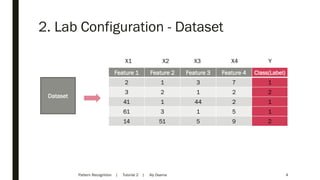 Pattern recognition Tutorial 2 | PDF