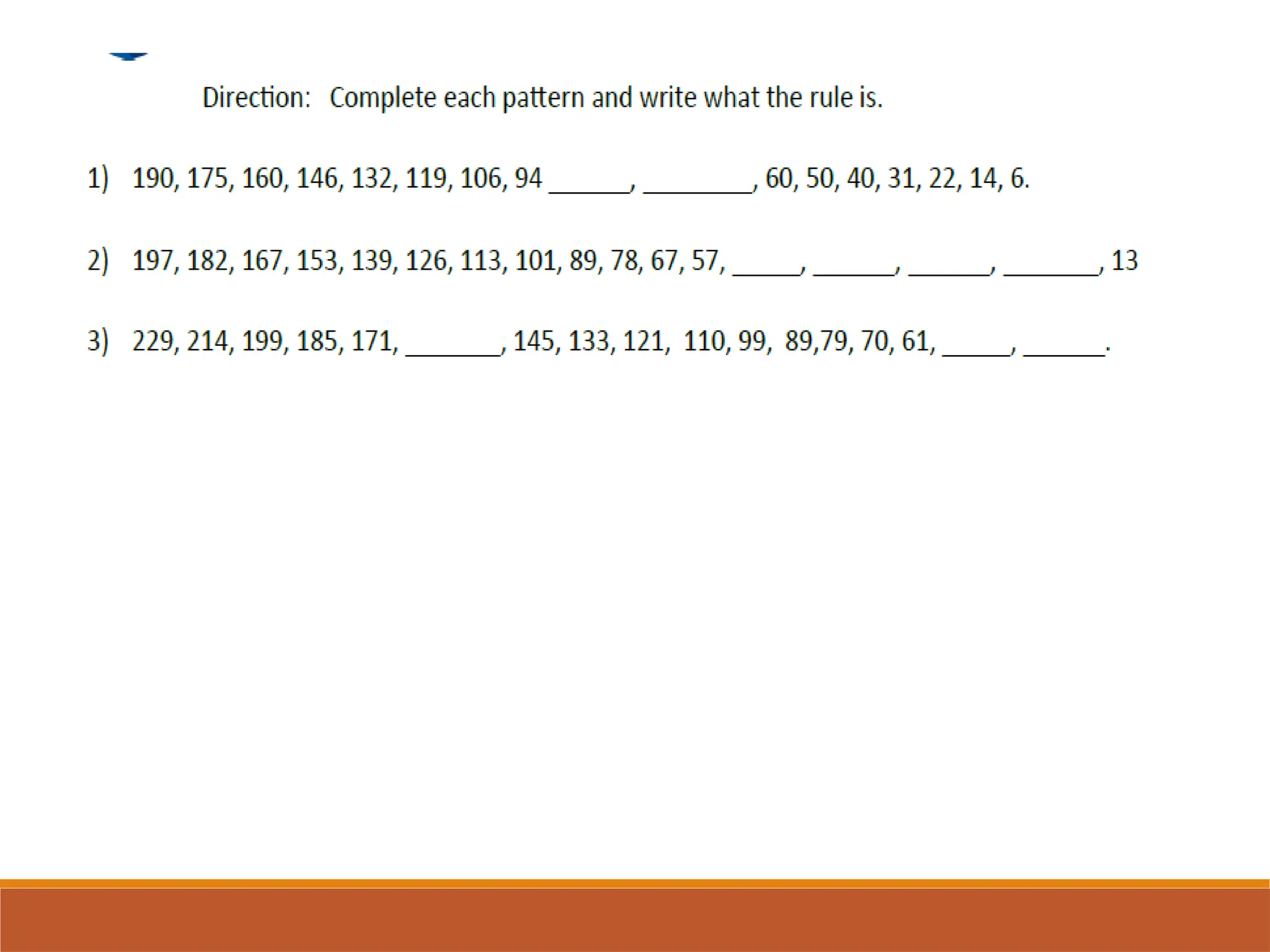 Element of Computational Thinking: PATTERN RECOGNITION.pptx