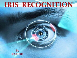LUCTUER BY
RAFIDH HAMAD KHALAF
IRIS RECOGNITION
By
RAFIDH
 