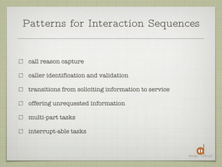 IVR Design Patterns | PPT