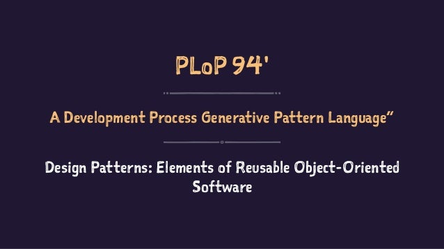 Behavioral Design Patterns C Behavioral Design Patterns C
