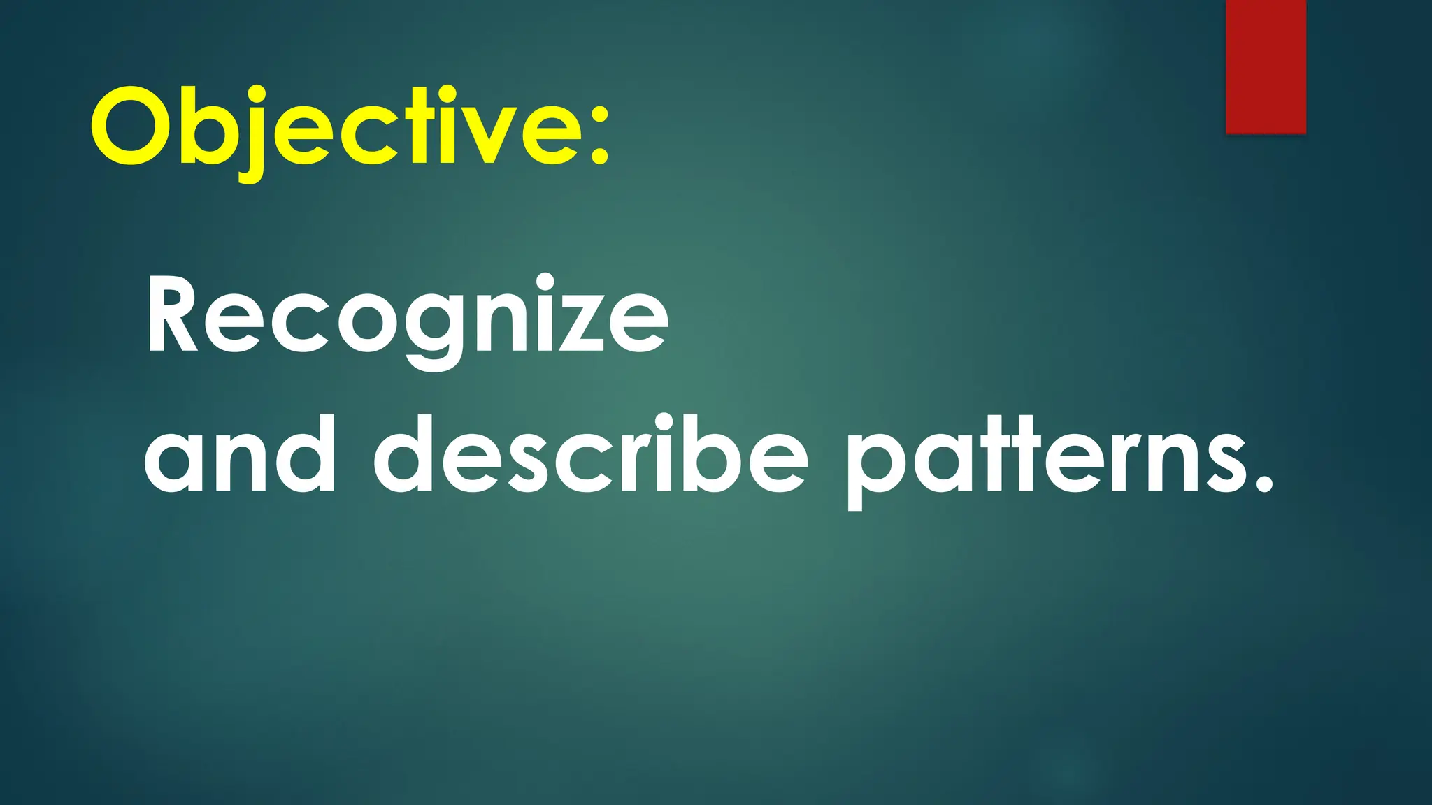 Understanding Patterns Lesson in Grade 1 | PPTX