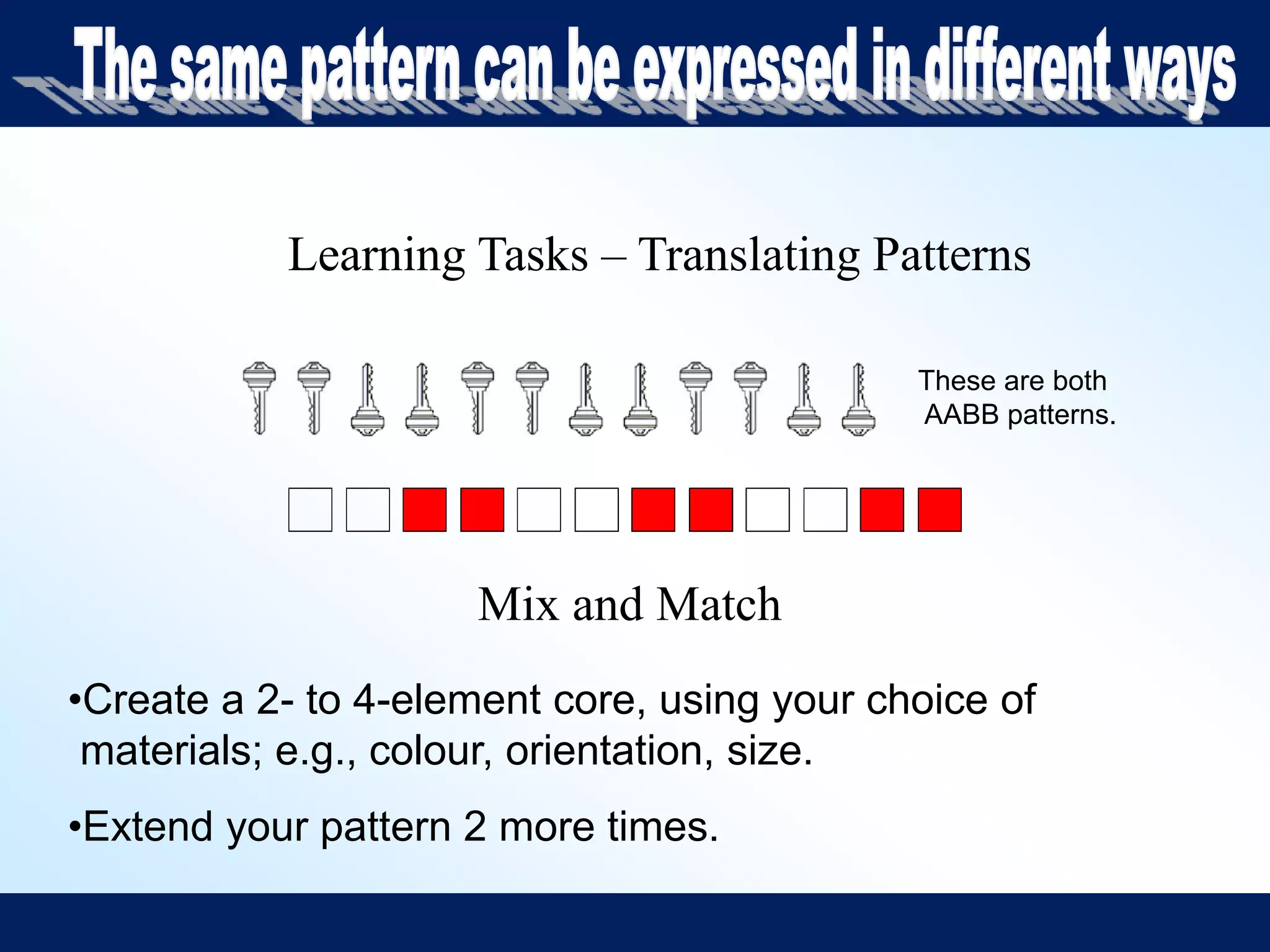 Patterns and-algebra-grade-2 powerpoint | PPT