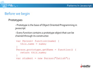Patterns In-Javascript | PPT