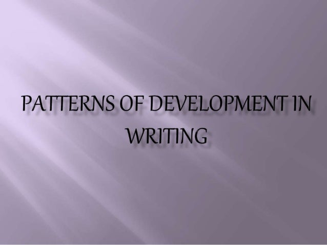 Patterns of Development in Writing image.