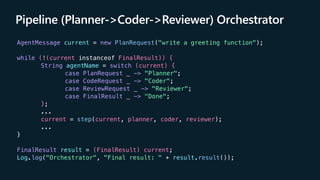 Orchestrating AI Agents Using Advanced Java Pattern Matching Techniques ...