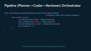 Orchestrating AI Agents Using Advanced Java Pattern Matching Techniques ...