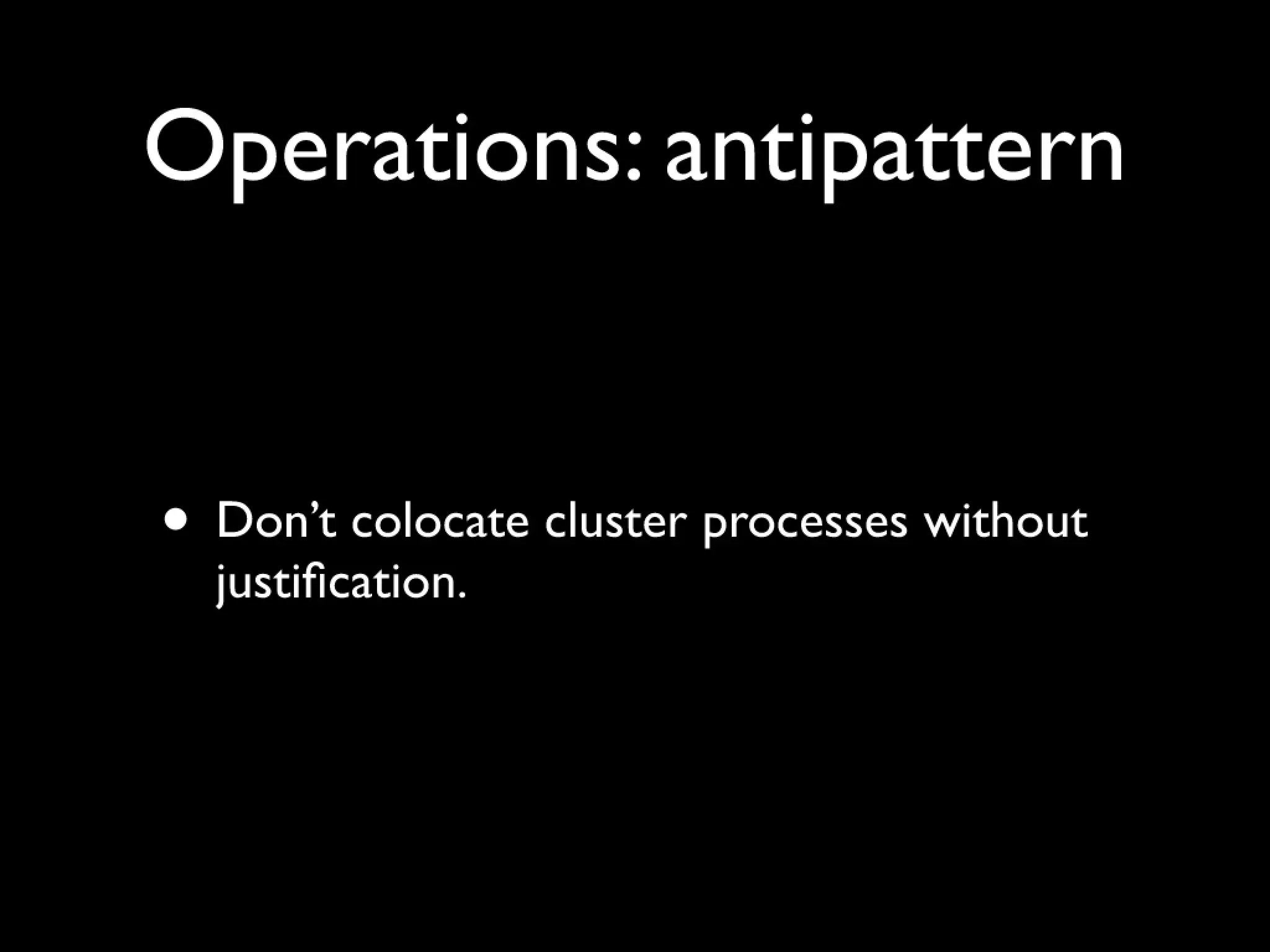 Patterns and antipatterns