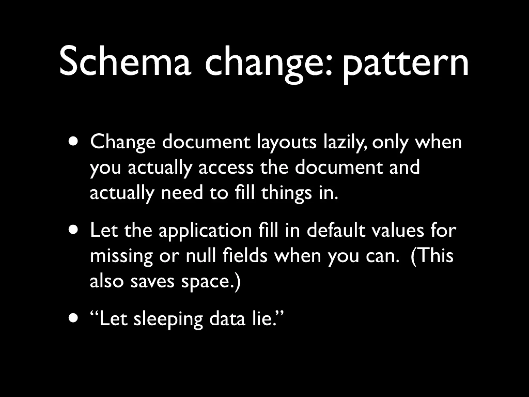 Patterns and antipatterns