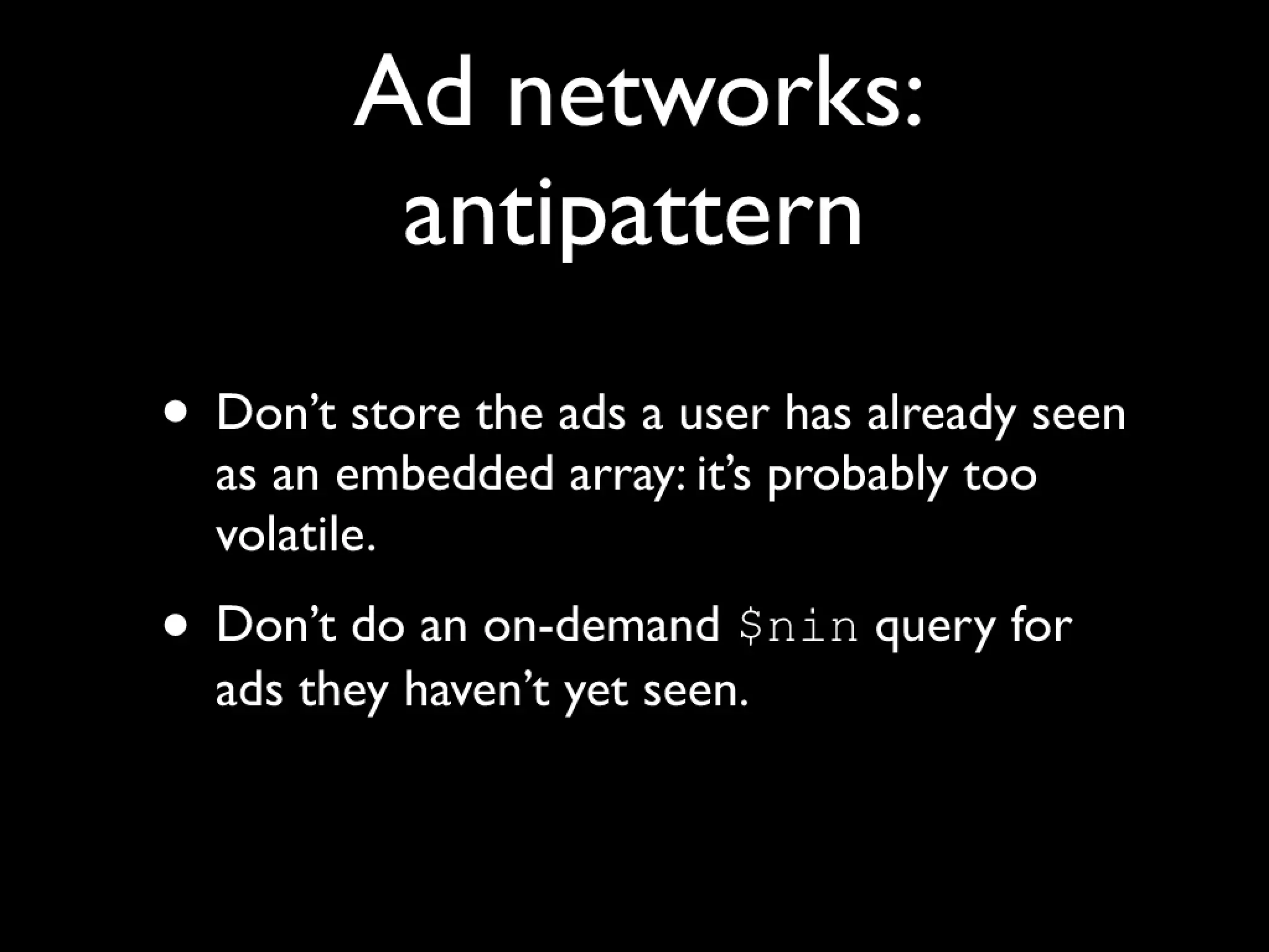 Patterns and antipatterns