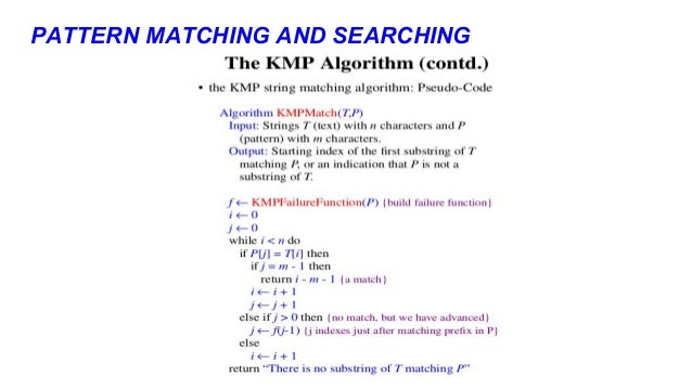 Pattern searching