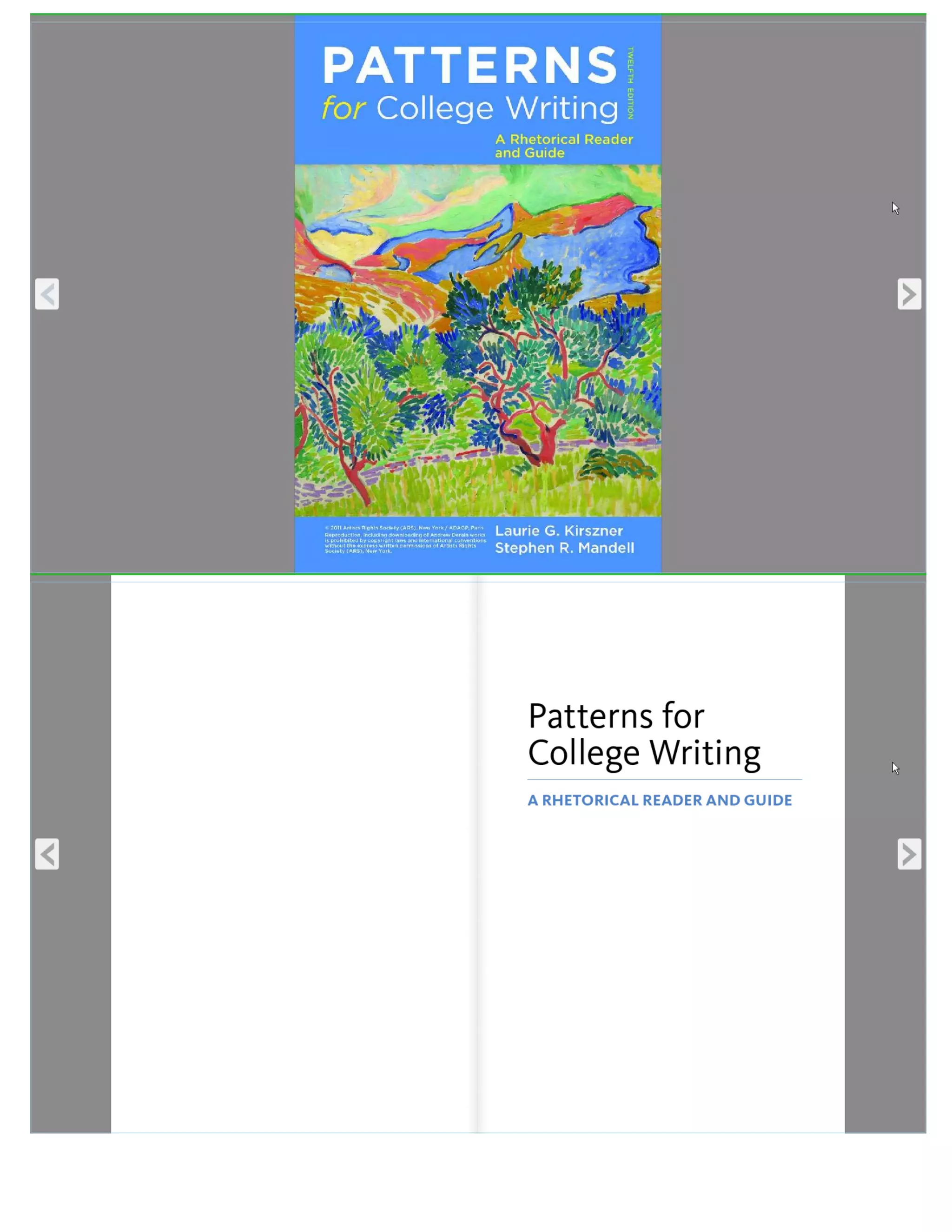 Patterns for College Writing (Part 1) | PDF