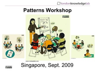 Patterns Workshop Singapore, Sept. 2009 