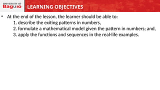 Using Pattern In Number PATTERNS IN NUMBERS PATTERNS IN NUMBERSs | PPTX