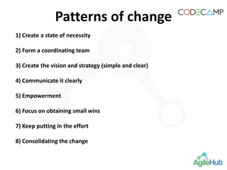 Patterns of change