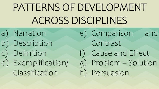 Patterns of Written Texts Across Disciplines.pptx | Fiction | Books and ...