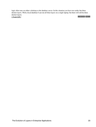 Patterns of enterprise application architecture | PDF