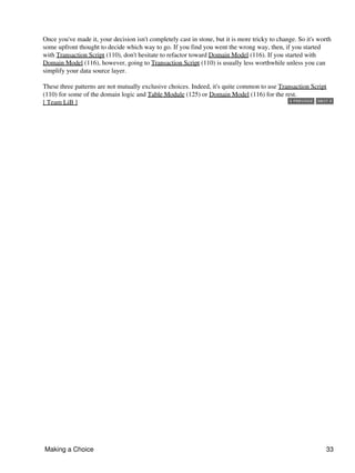 Patterns of enterprise application architecture | PDF