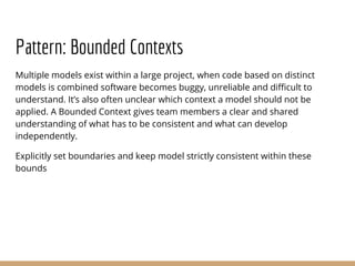 Bounded Context In Code Patterns of Evolutionary Architecture | PDF