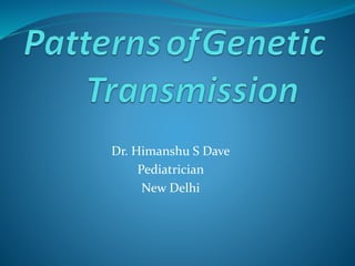 Dr. Himanshu S Dave
Pediatrician
New Delhi
 