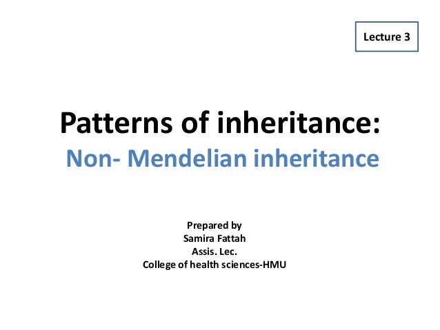 mendelian inheritance