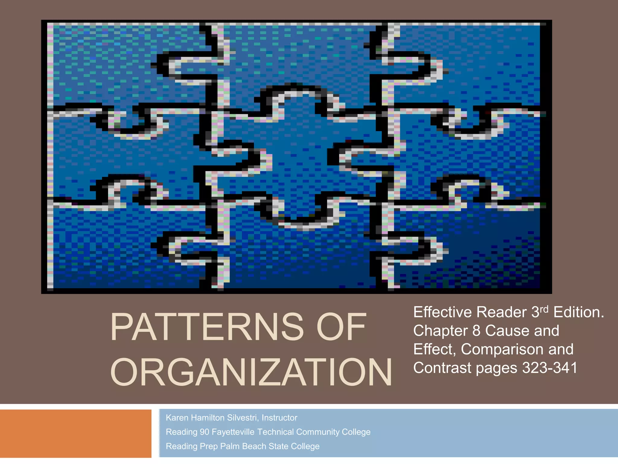 Patterns Of Organization Compare Contrast Cause Effect | PPTX