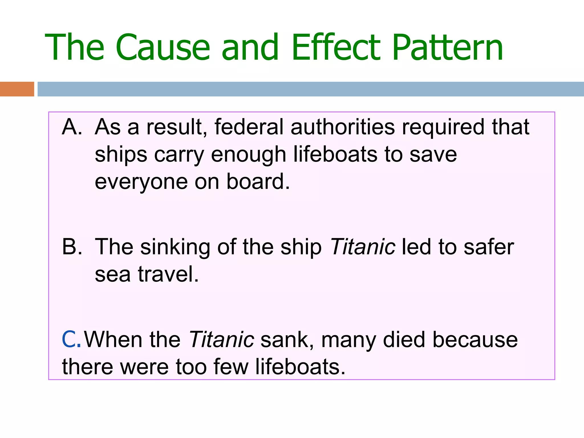 Patterns Of Organization Compare Contrast Cause Effect | PPTX
